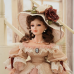 22-Inch Antique Palace-Style Victorian Porcelain Dolls with Gorgeous Dress